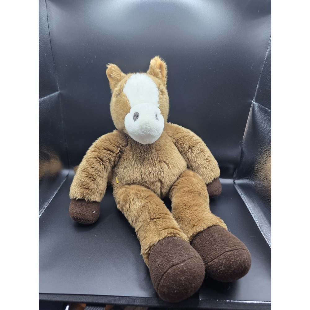 Build A Bear Workshop Brown Floppy Horse Pony Plush Retired 17"
